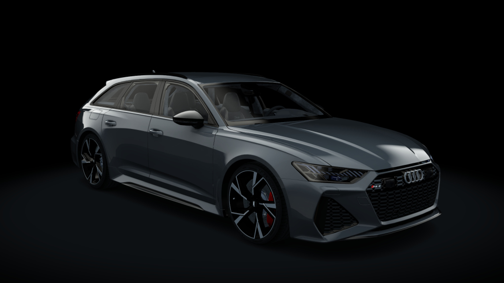 Audi RS6 2021 v2, skin grey_metalic_debadage