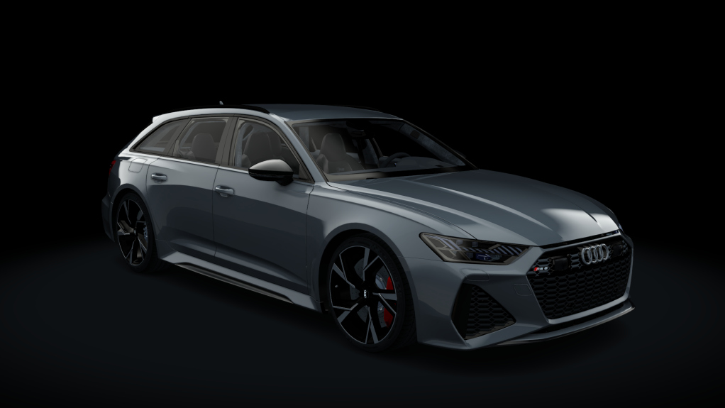 Audi RS6 2021 v2, skin iridio_magno_debadge