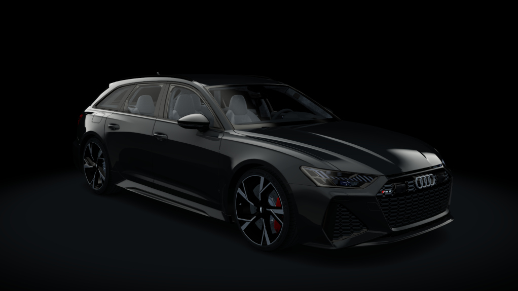 Audi RS6 2021 v2, skin obsidian_selenit