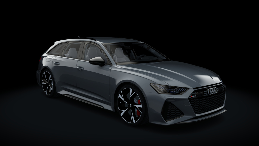 Audi RS6 2021 v2, skin special_grey_liquid