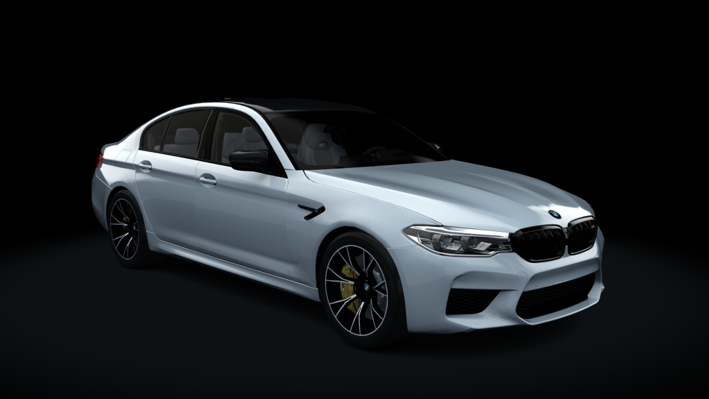 BMW F90 M5 COMPETITON v1, skin alpine white