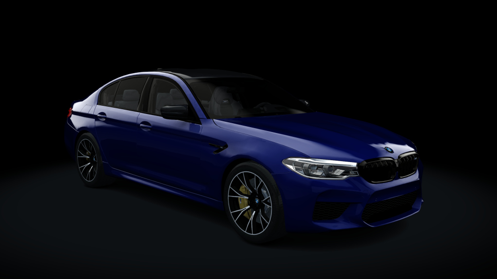 BMW F90 M5 COMPETITON v1, skin marina bay blue