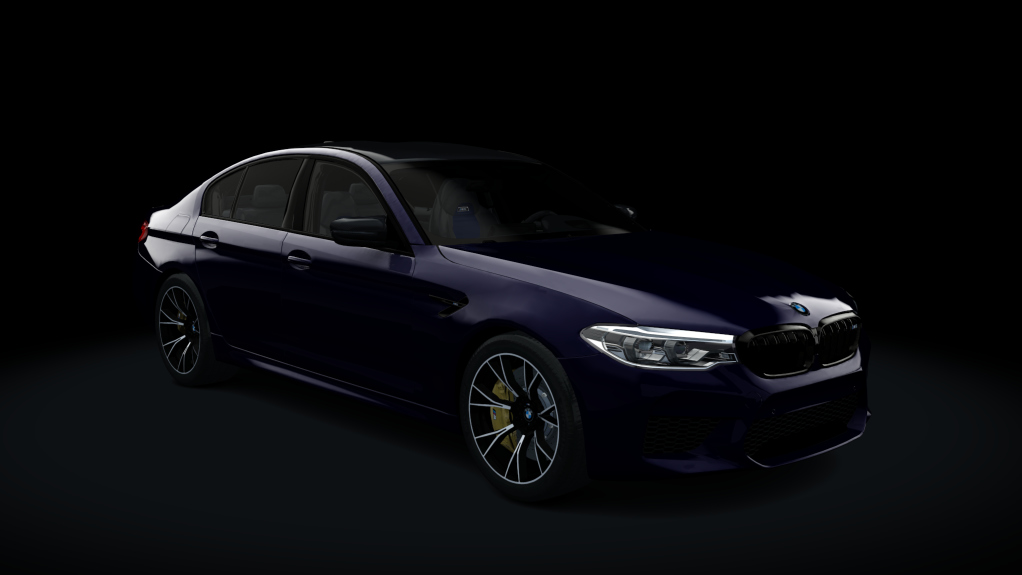 BMW F90 M5 COMPETITON v1, skin new blue