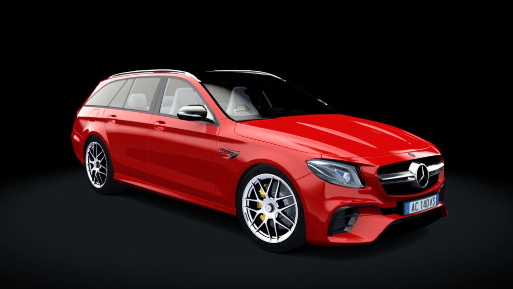 Mercedes-AMG W213 E63S estate version 2, skin guards_red