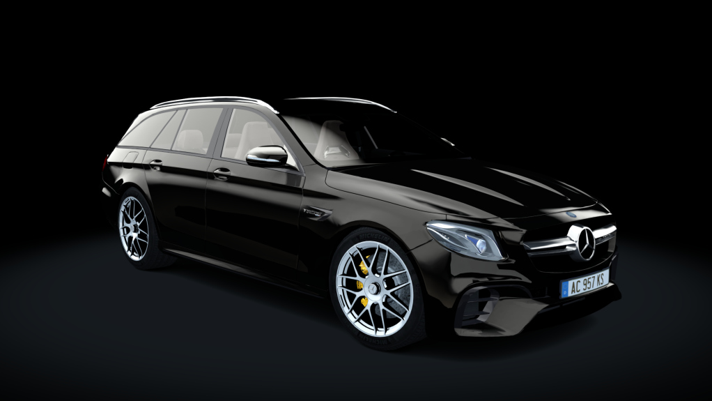 Mercedes-AMG W213 E63S estate version 2, skin obsidian_selenit