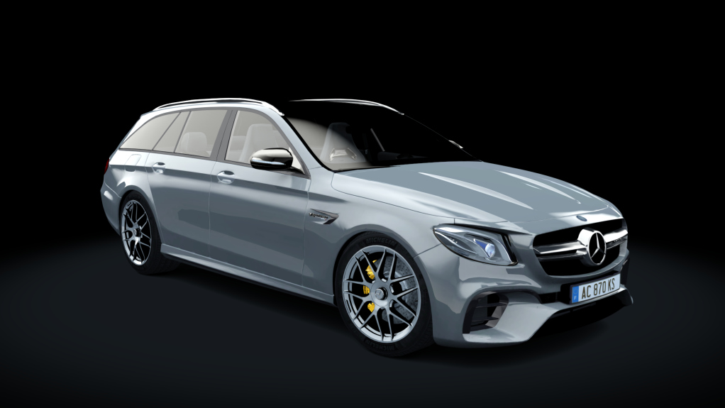 Mercedes-AMG W213 E63S estate version 2, skin rhodium_silver_metailc