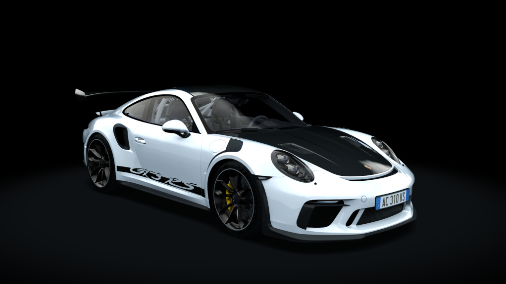 Porsche 911 (991) GT3 RS 2019, skin black wp