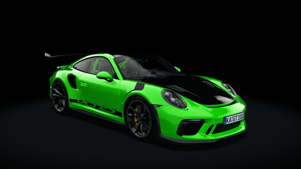 Porsche 911 (991) GT3 RS 2019, skin lizard green wp