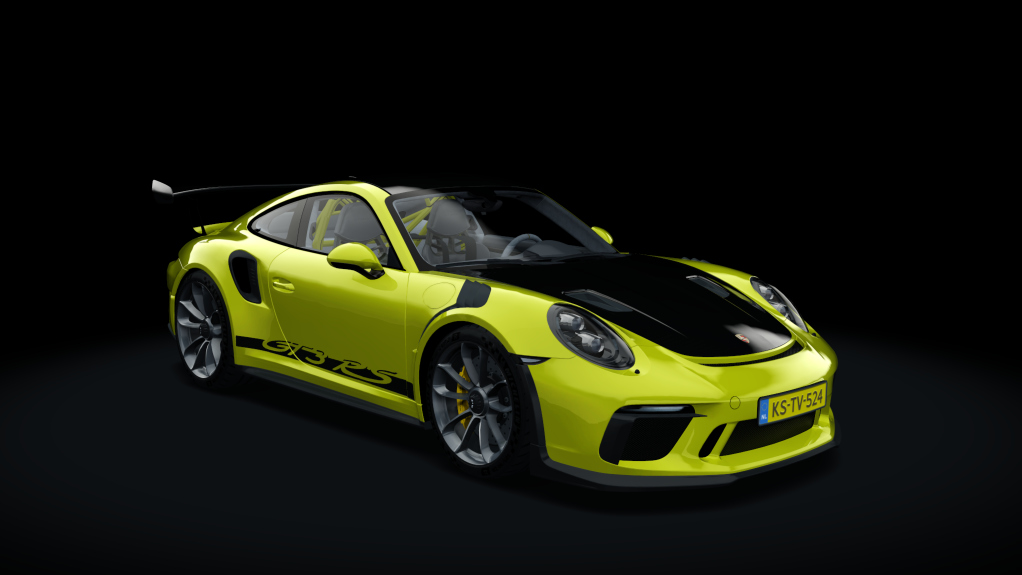 Porsche 911 (991) GT3 RS 2019, skin racing_yellow