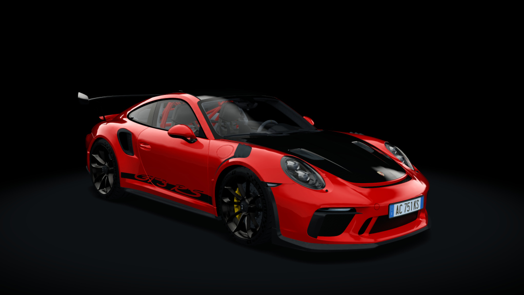 Porsche 911 (991) GT3 RS 2019, skin wp_red_black