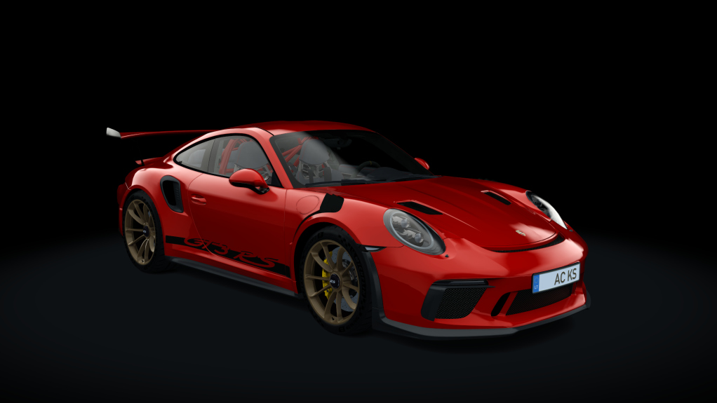 Porsche 991 GT3RS 2019, skin gt3rs_red_black