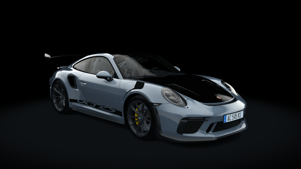 Porsche 991 GT3RS 2019, skin wp_silver_gt