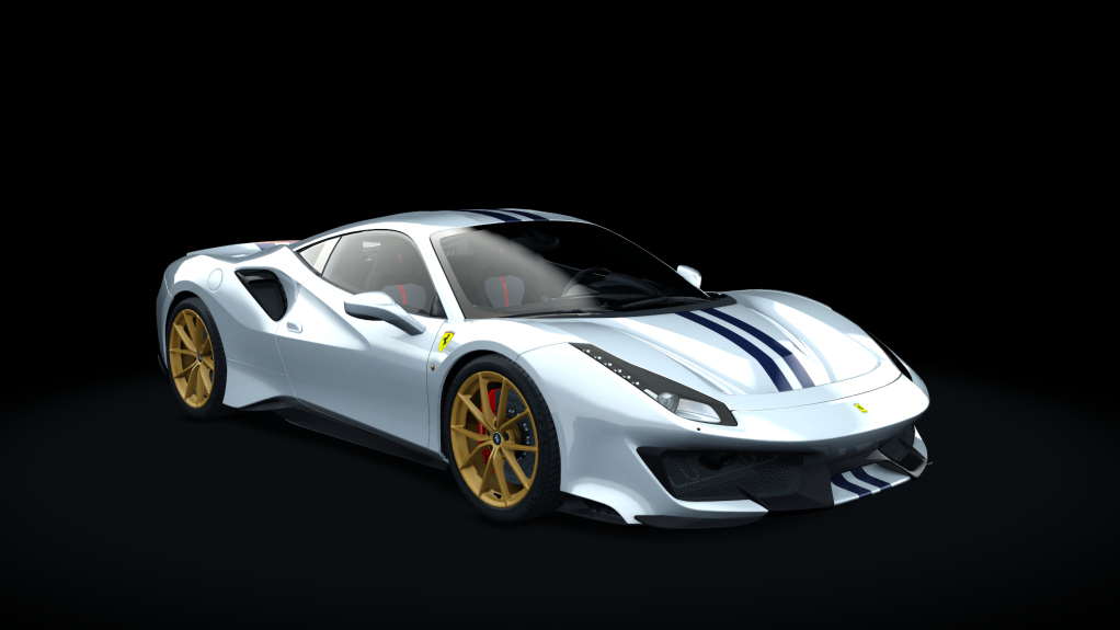 Ferrari 488 Pista, skin 03_bianco_avus