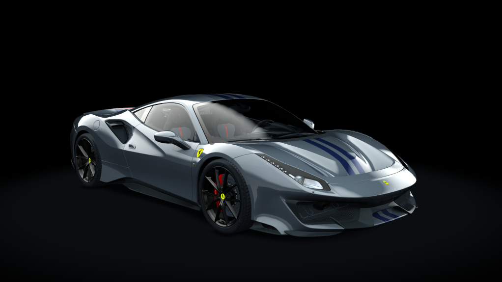 Ferrari 488 Pista, skin 07_grigio_silverstone