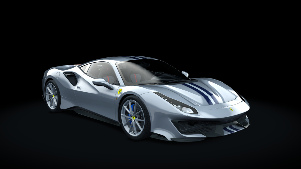 Ferrari 488 Pista, skin 08_grigio_titano_metallizzato