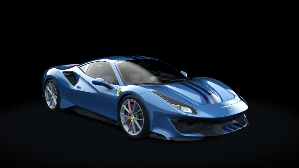 Ferrari 488 Pista, skin 13_azzurro_california