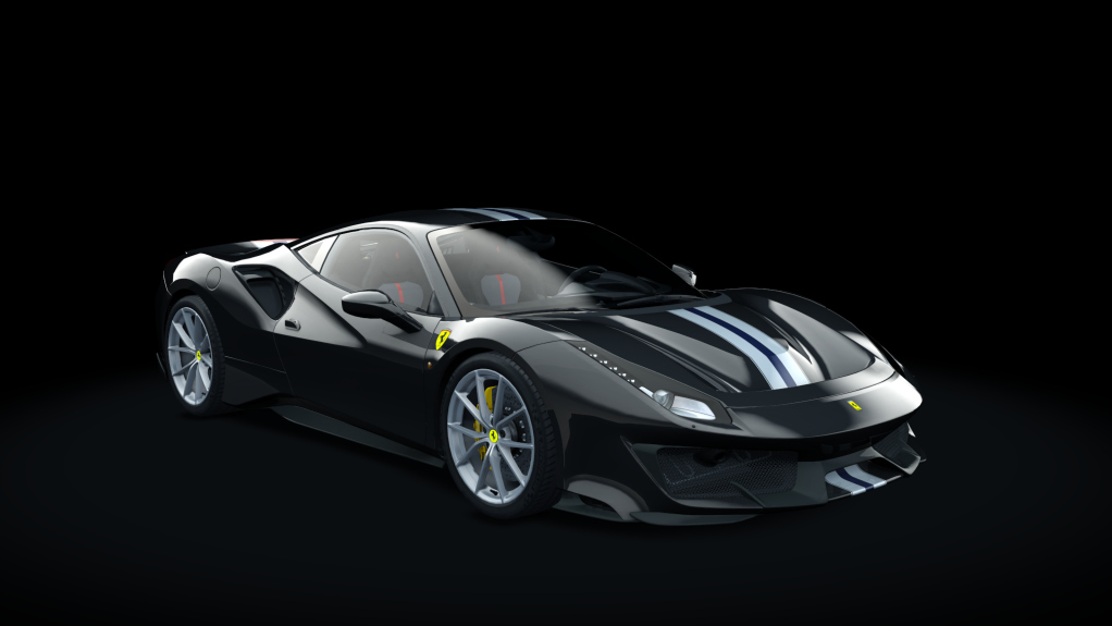 Ferrari 488 Pista, skin 14_grigio_scuro