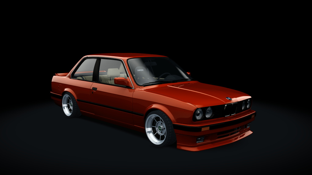 BMW 340i E30, skin Henna_Red