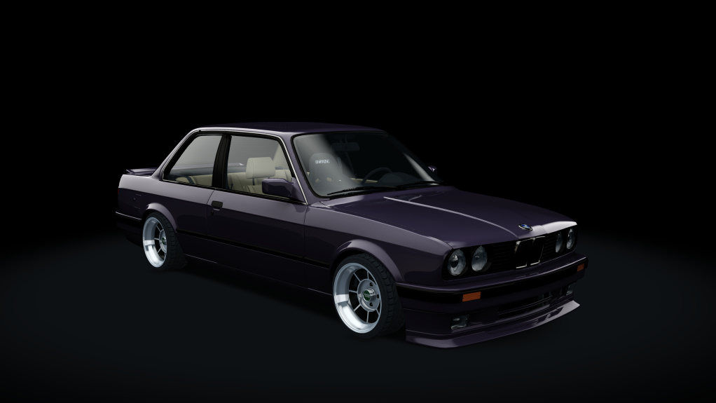 BMW 340i E30, skin Macau_Blue_Metallic