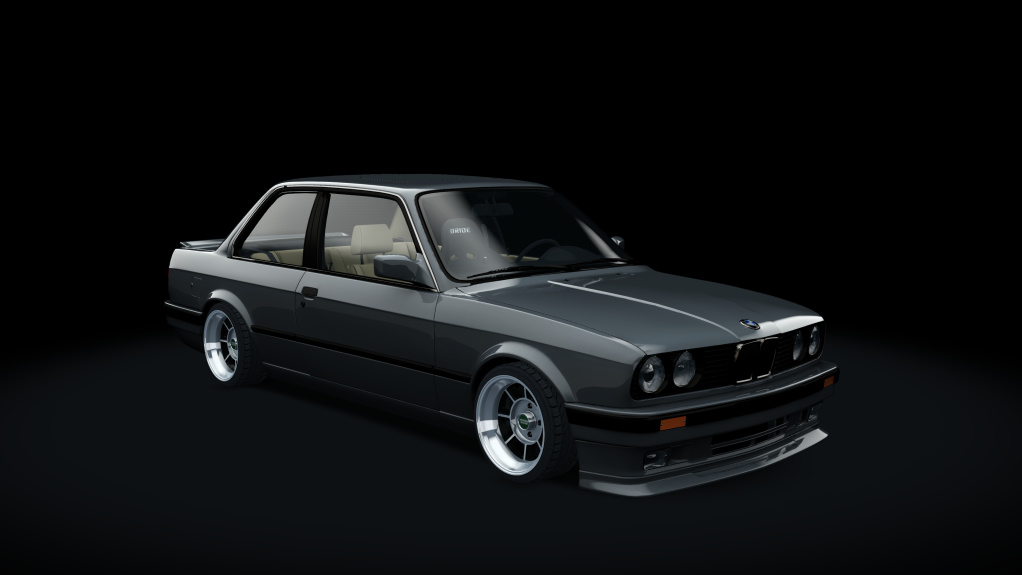 BMW 340i E30, skin Nogaro_Silver_metallic