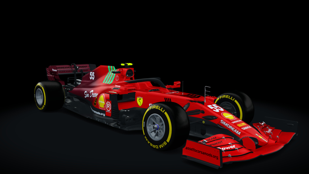 Grand Prix 2021 SF21, skin Sainz