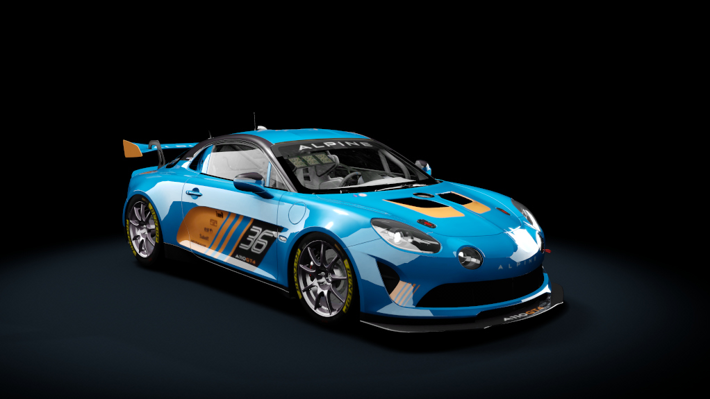 Alpine A110 GT4, skin 3