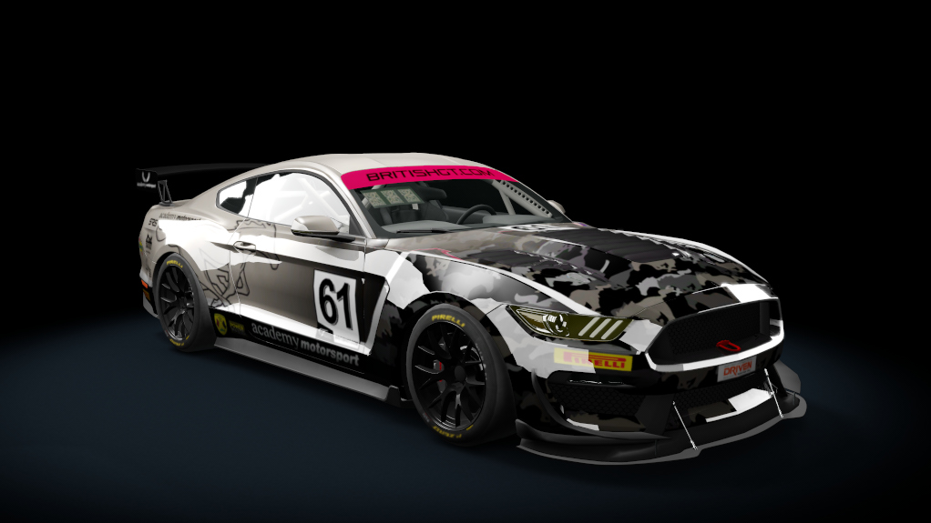 Ford Mustang GT4, skin academy_motorsport