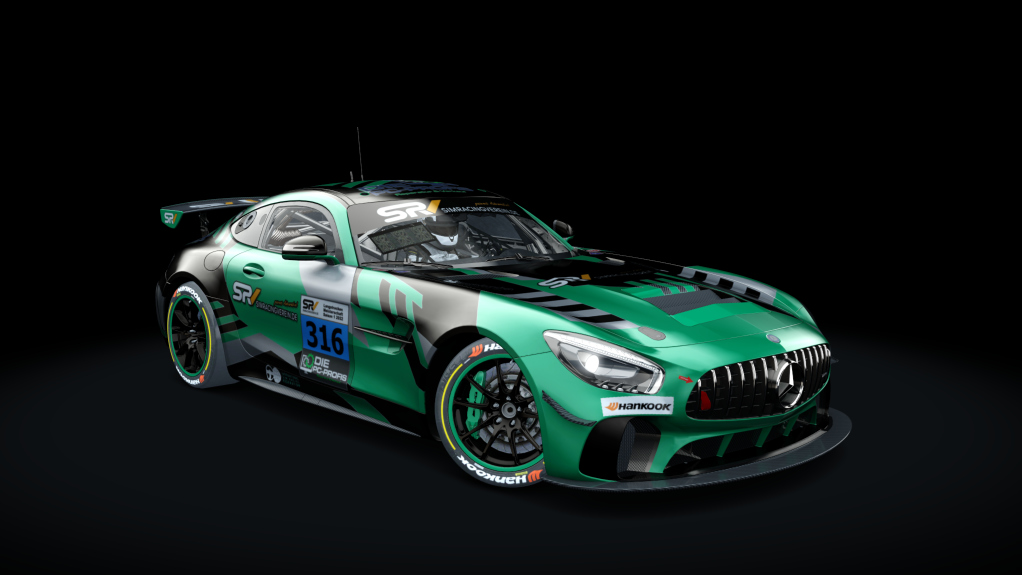 SLM Mercedes AMG GT4, skin SLM_316_2022