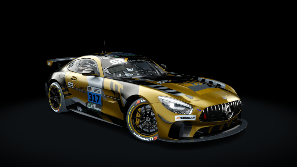 SLM Mercedes AMG GT4, skin SLM_317_2022