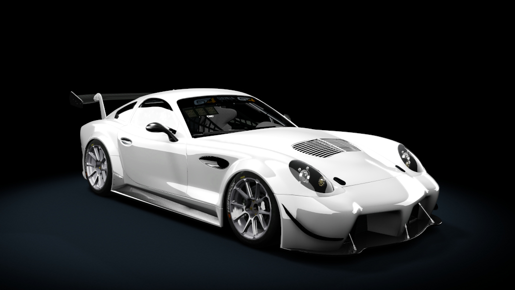 Panoz Avezzano GT4, skin white