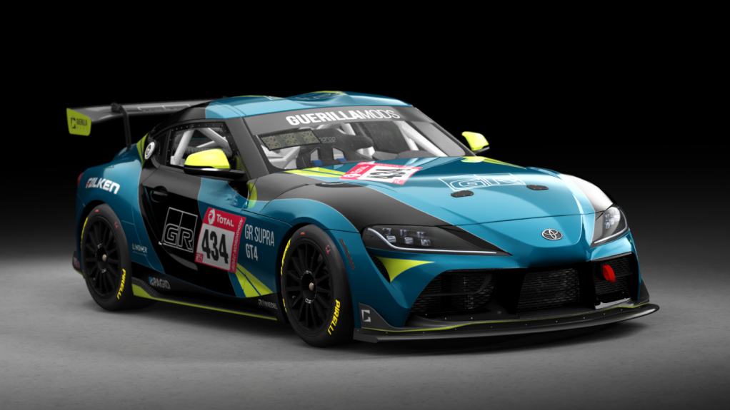 Toyota Supra GT4, skin GR_Racing_Blue