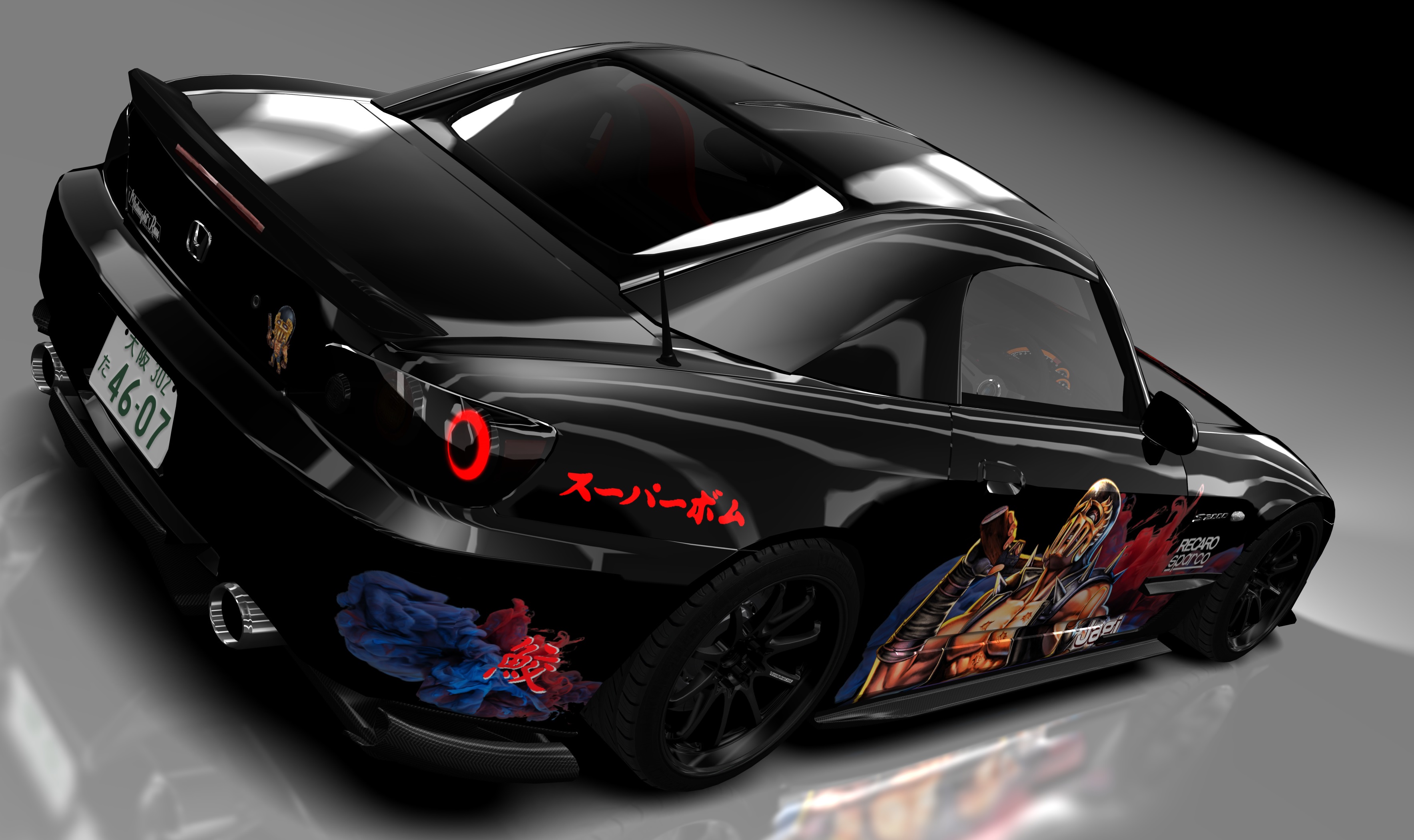 Honda S2000 hell-spec, skin Hokuto jagi