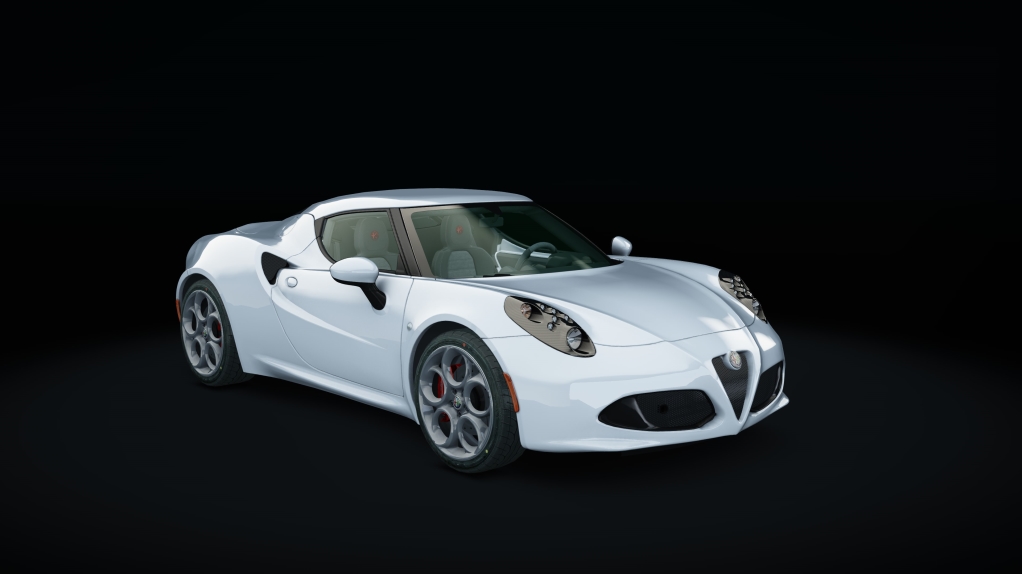 Alfa Romeo 4C, skin bianco