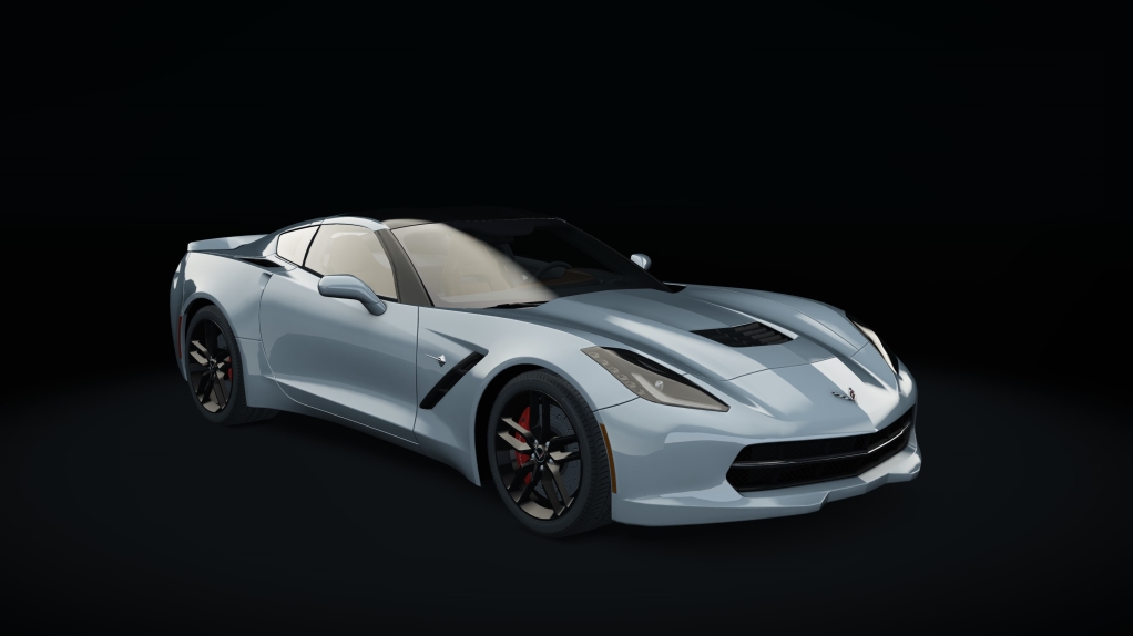 Chevrolet Corvette C7 Stingray, skin Blade_Silver_Met