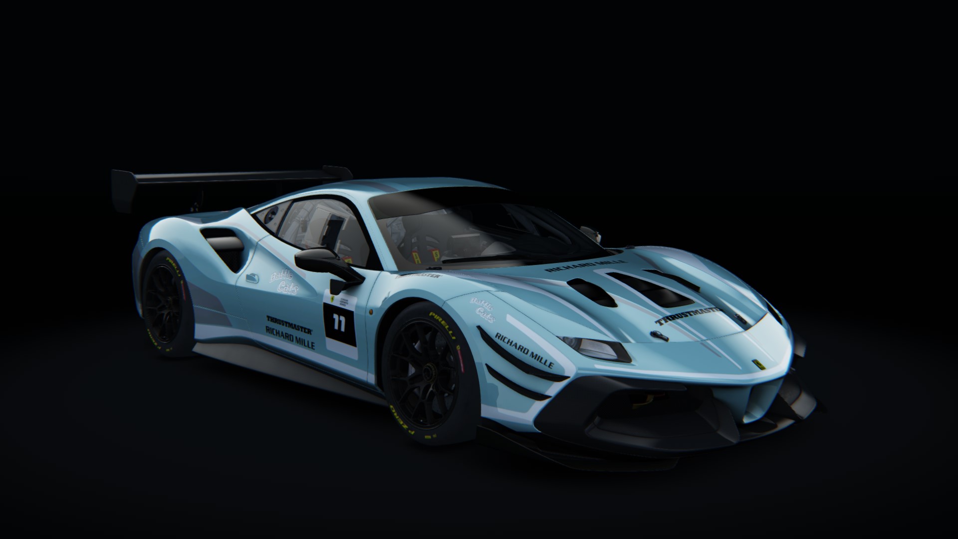 Ferrari 488 Challenge Evo, skin fes_2021_11_grey_alloy