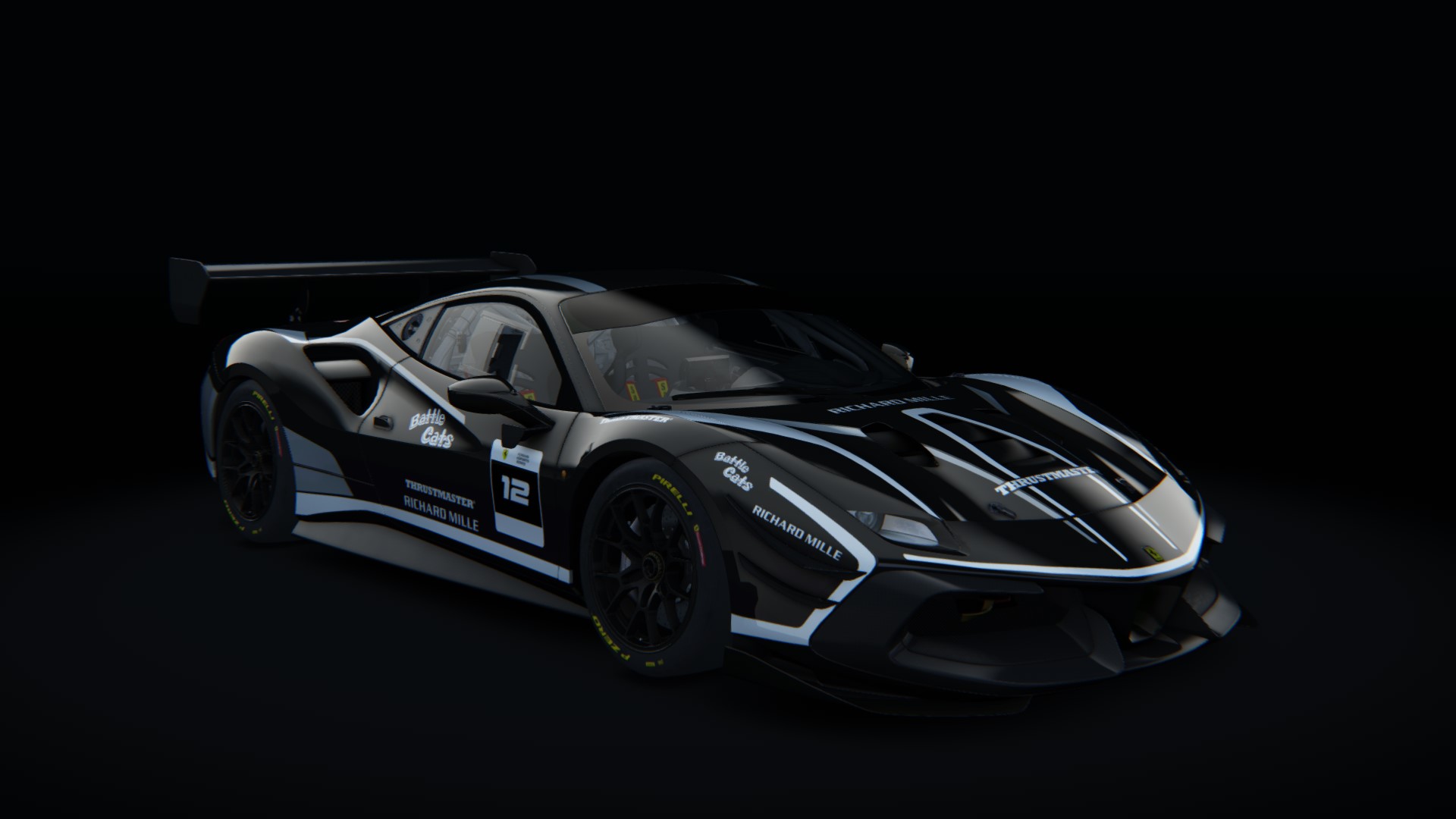 Ferrari 488 Challenge Evo, skin fes_2021_12_grey