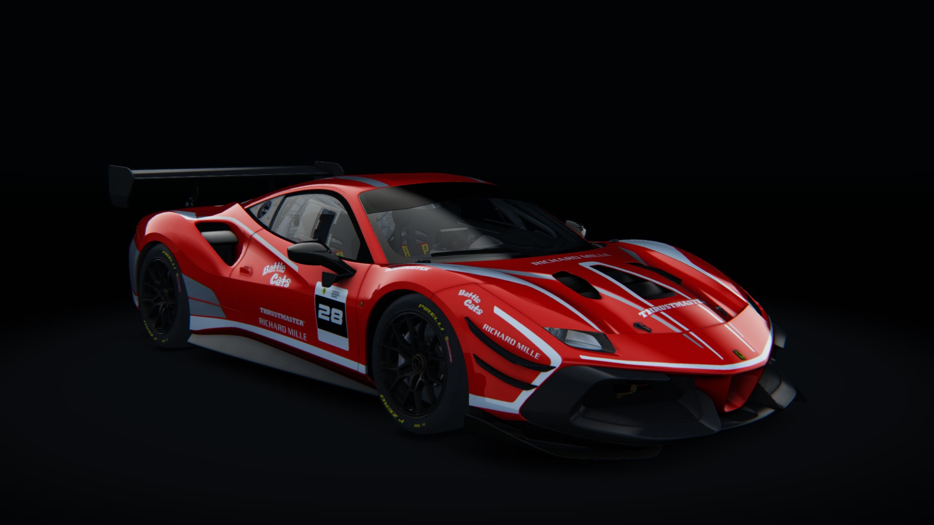 Ferrari 488 Challenge Evo, skin fes_2021_28_red