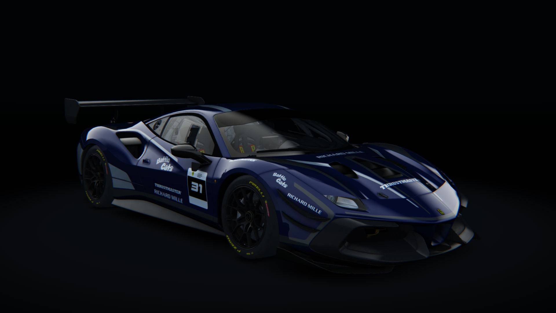 Ferrari 488 Challenge Evo, skin fes_2021_31_blue