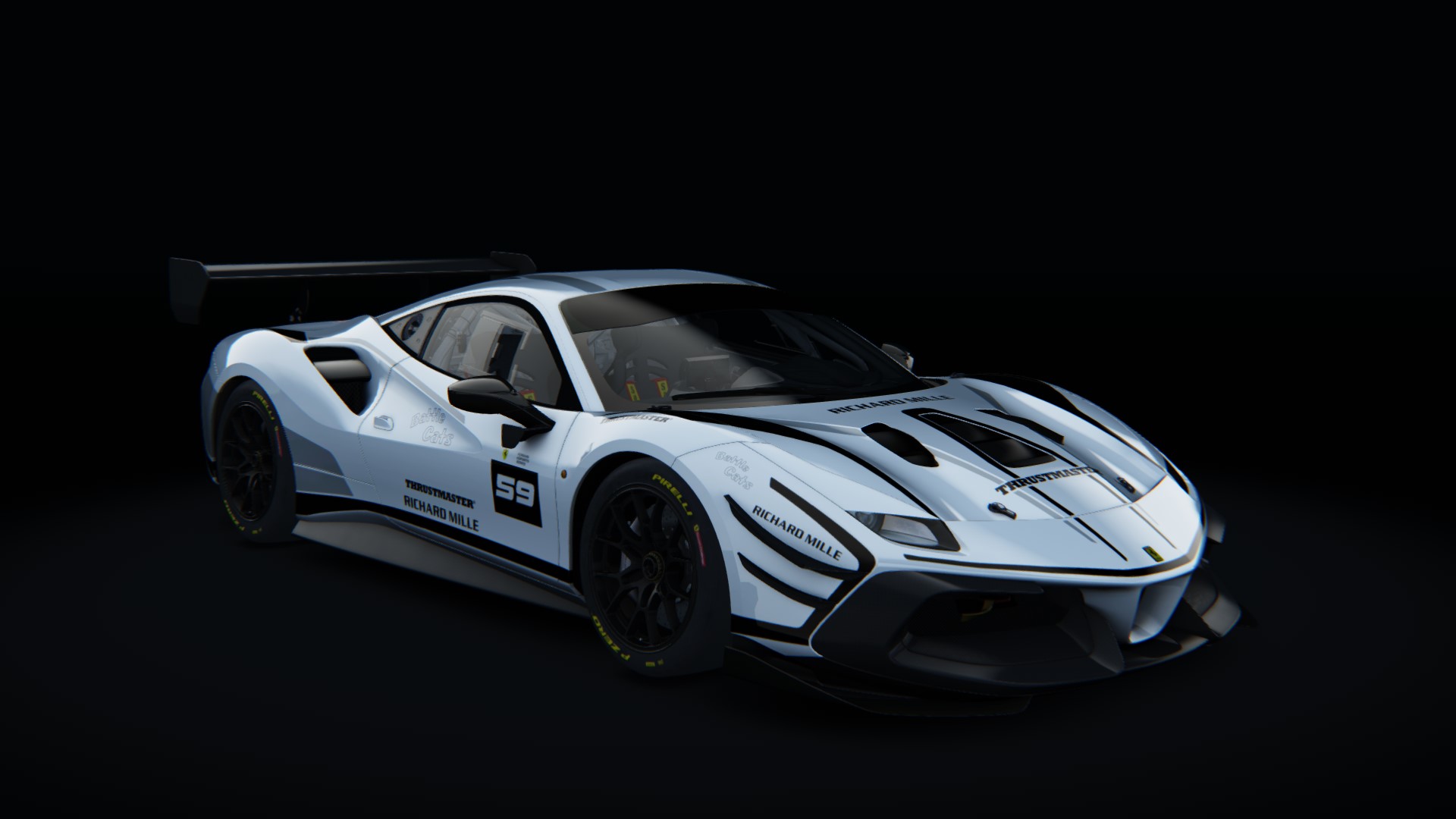 Ferrari 488 Challenge Evo, skin fes_2021_59_white