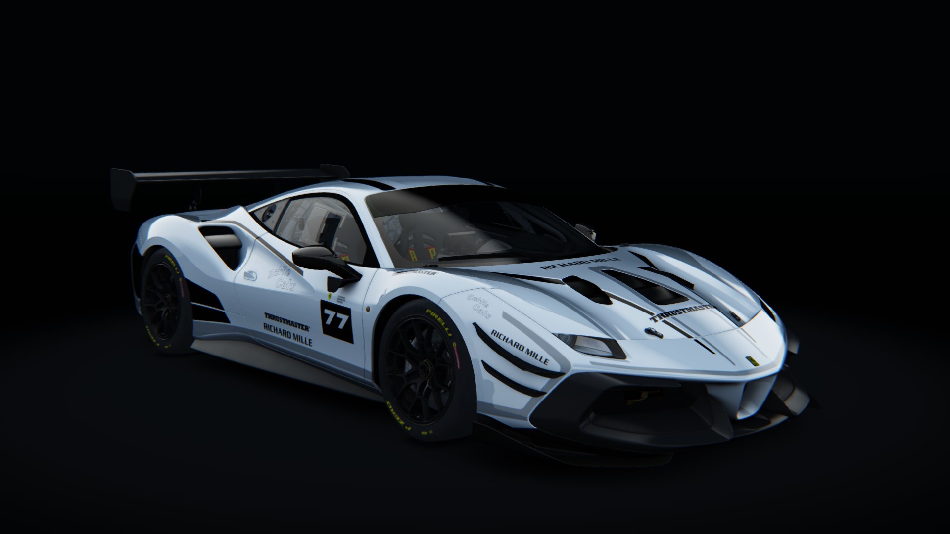 Ferrari 488 Challenge Evo, skin fes_2021_77_white