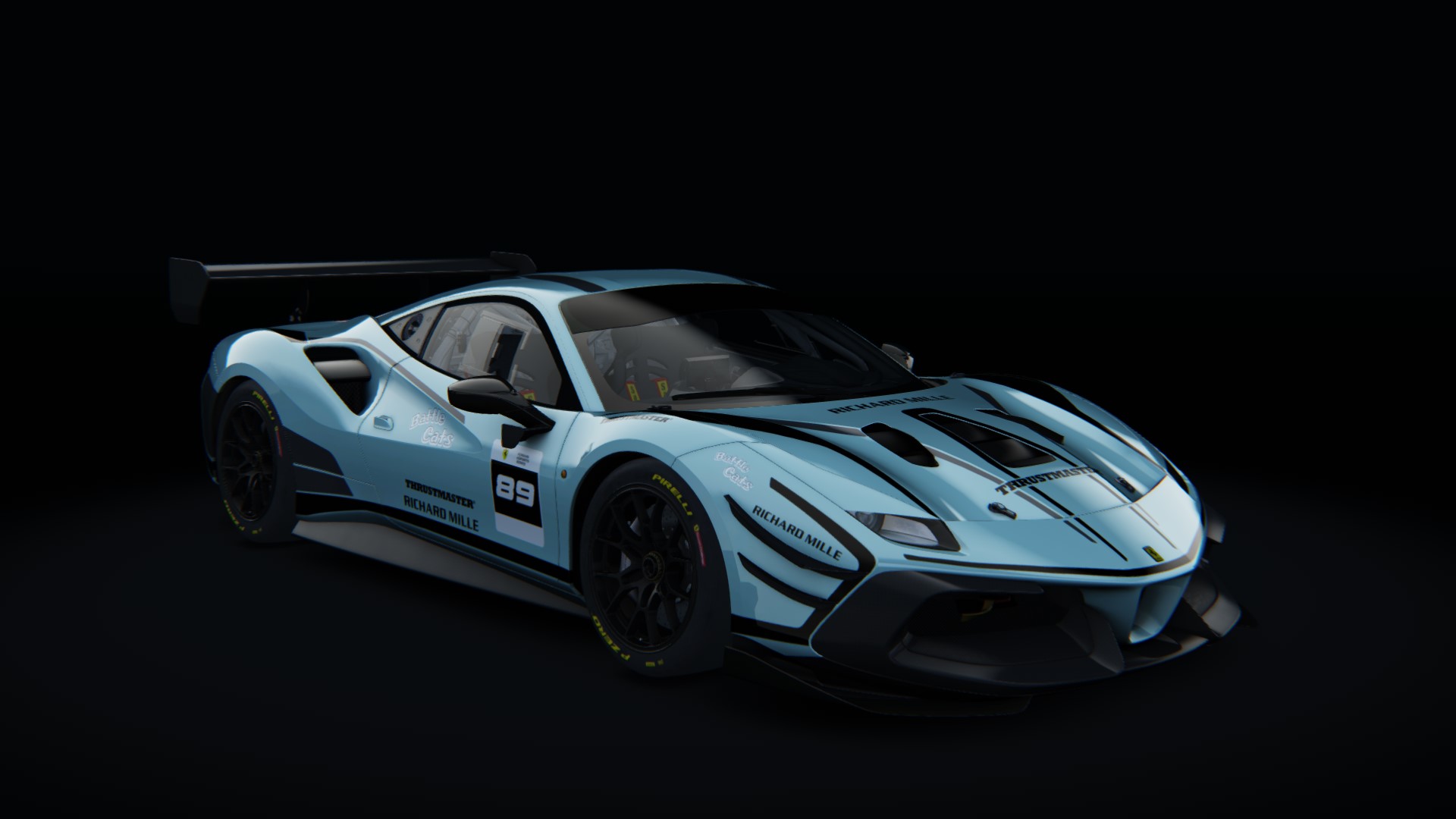 Ferrari 488 Challenge Evo, skin fes_2021_89_grey_alloy