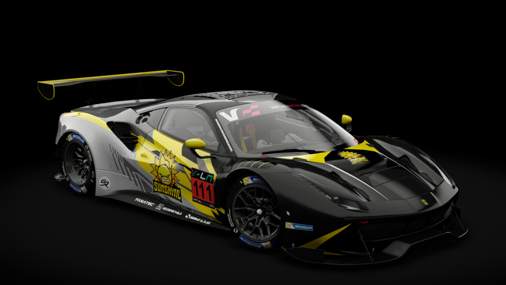 Ferrari 488 GT3, skin VRLNV_111_NC