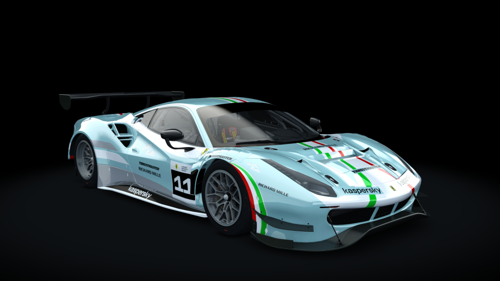 Ferrari 488 GT3 Evo 2020, skin fes_2021_11_greyalloy