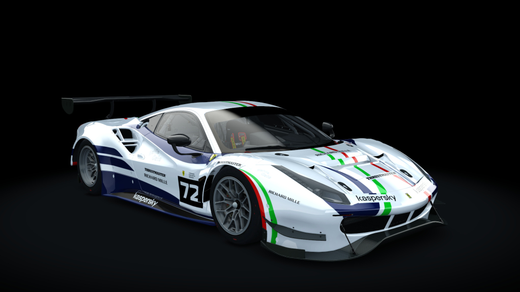 Ferrari 488 GT3 Evo 2020, skin fes_2021_72_white