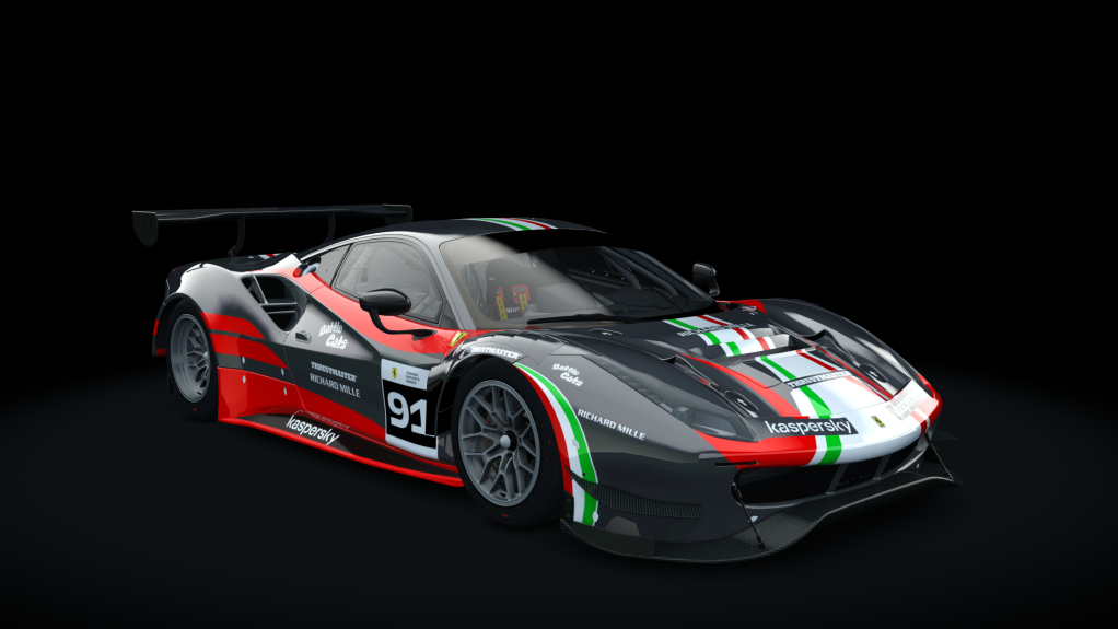 Ferrari 488 GT3 Evo 2020, skin fes_2021_91_grey