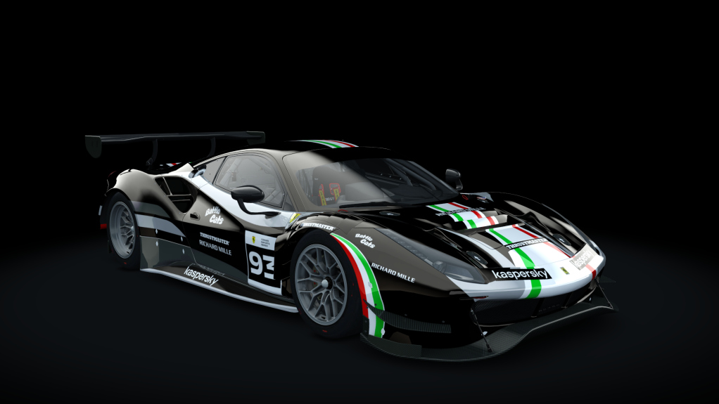 Ferrari 488 GT3 Evo 2020, skin fes_2021_93_black