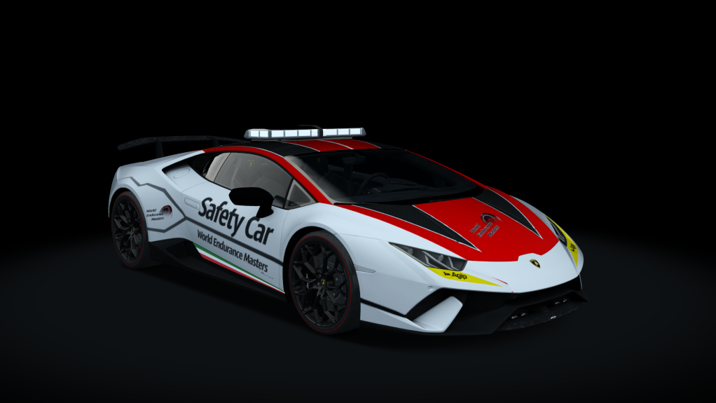 Lamborghini Huracan SC, skin safety_car_red