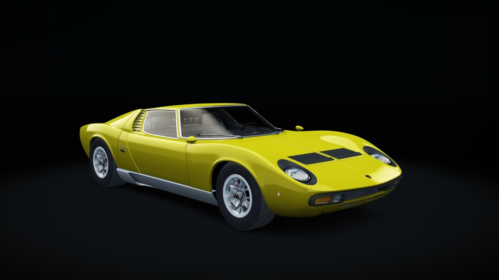 Lamborghini Miura P400 SV, skin Giallo_Miura