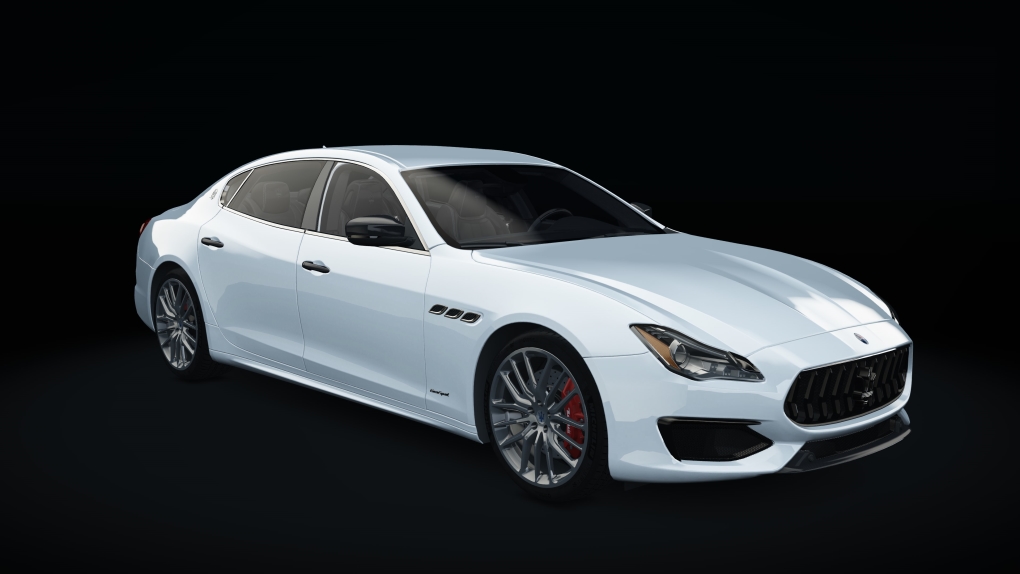 Maserati Quattroporte GTS, skin 09_bianco