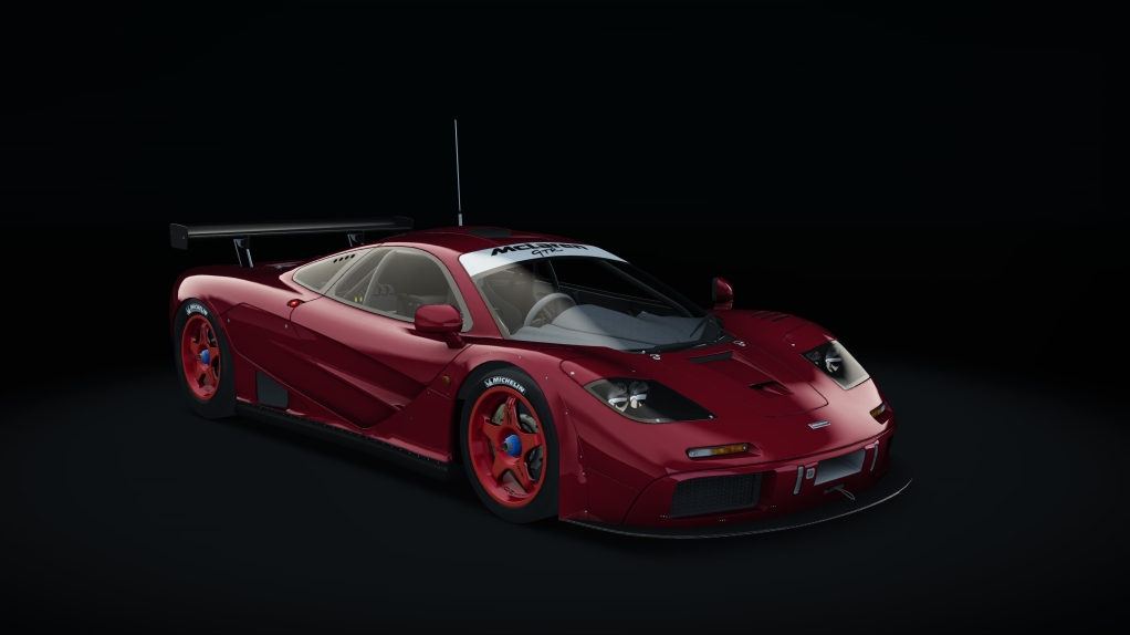 McLaren F1 GTR, skin red